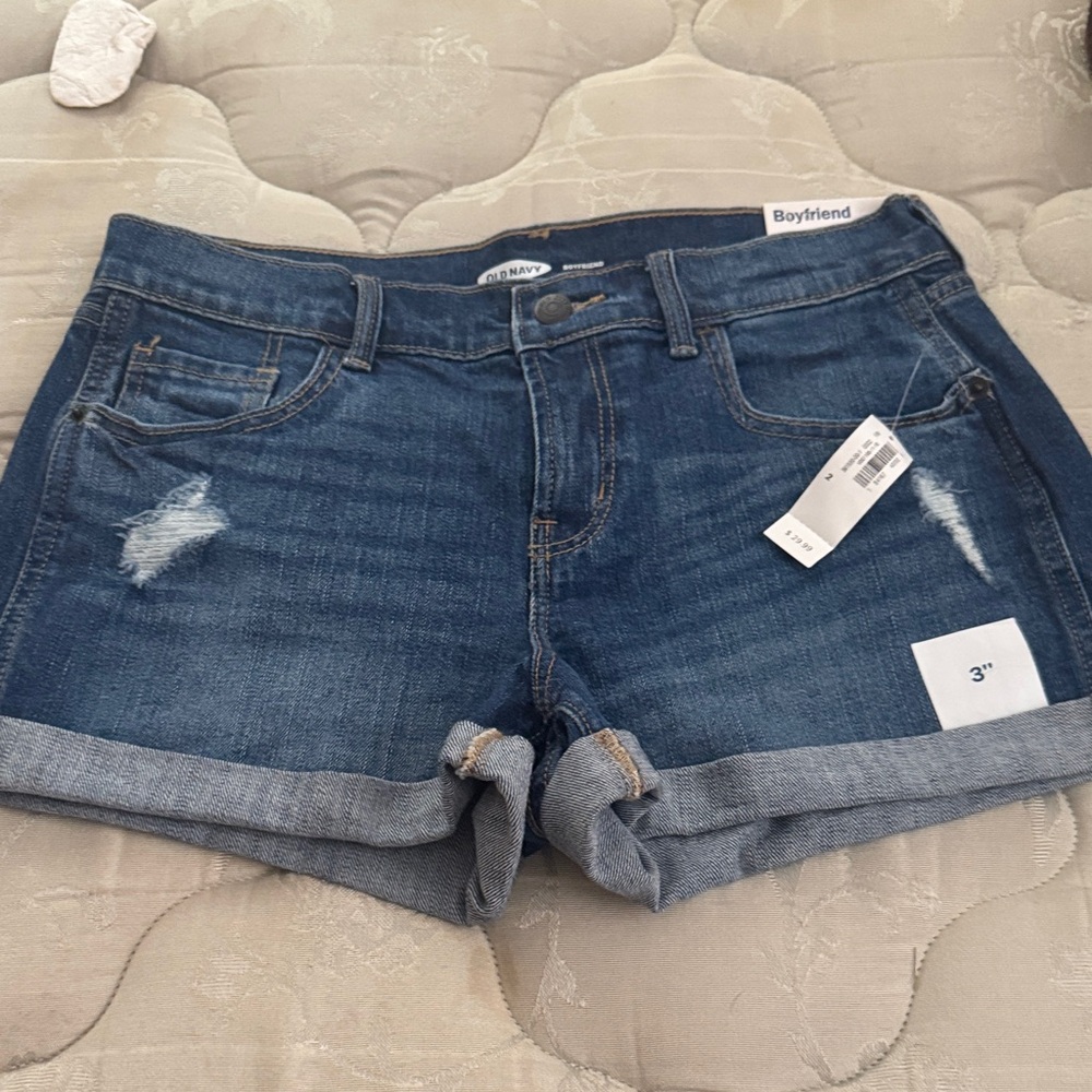 Old Navy Dark Blue Jean Shorts